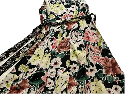 CAbi Damen XS Malibu Wendekleid Blumen ärmellos schwarz rosa rose Sommer - Bild 3 von 12