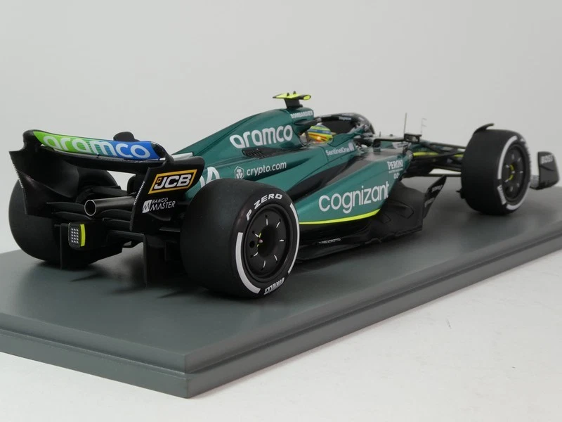 Spark Aston Martin AMR24 #14 Fernando Alonso 2nd Canada GP 2024 1/18 18S956 - Immagine 2 di 3
