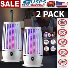 2PCS-Electric Fly Bug Zapper Mosquito Insect Killer Light Trap Pest Control Lamp