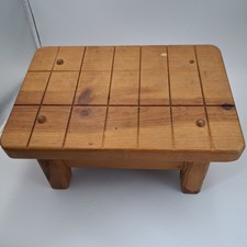 Vintage Colorado Crafts Slanted Wood Footrest...
