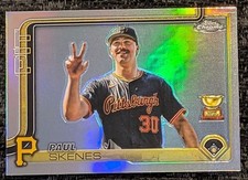 2025 Topps Chrome Paul Skenes Rookie All Star Cup Image Variation #300 Pirates