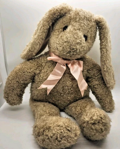 Vintage 1991 Ty Curly Bunny Rabbit Easter Bunny Plush Stuffed Animal Retired 19”
