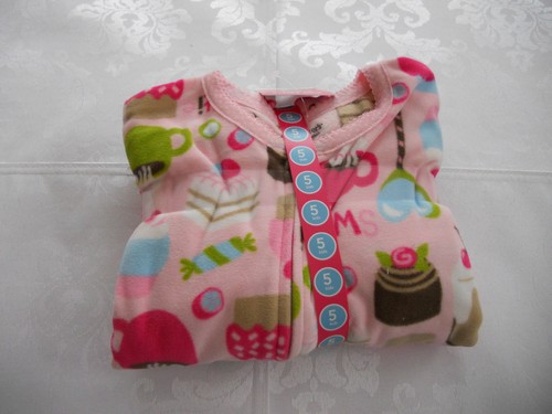 NWT Carter's Fleece Pajamas Size 5 "U Choose" - Picture 6 of 9