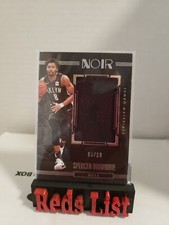 2017-18 Panini Noir Jumbo Materials /99 Spencer Dinwiddie Los Angeles Lakers