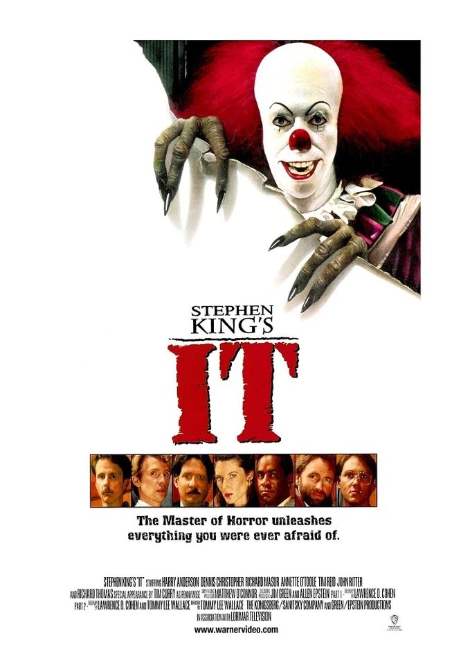 It movie poster : Stephen King : 11 x 17 inches