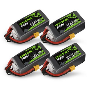 4X Ovonic 4S 850mAh Lipo Akku 14.8V 80C XT30 Für FPV Drohne Quad BabyHawk R Pro