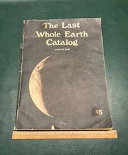 Vintage 1971 The Last Whole Earth Catalog Access To Tools Paperback 5th Print