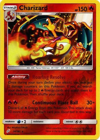PRERELEASE Charizard HOLO PROMO Pokemon SM158 SM Team Up