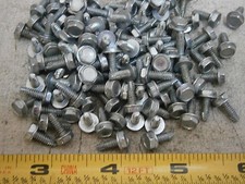 Thread Cutting Screw #6/32 x 3/8 Indented Hex Head F Steel Zinc Lot of 100 #5982