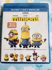 Minions (Blu-ray + DVD + DIGITAL HD) Blu-ray NIB
