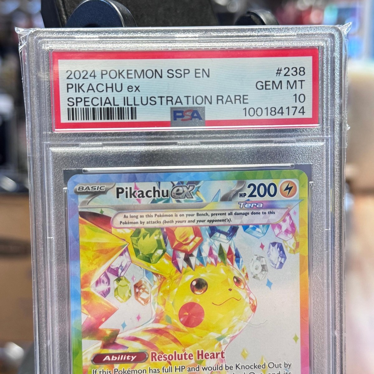 Pikachu EX SIR 238/191 (Pokemon, Surging Sparks) **PSA 10 Pikachu EX SIR 238/191 (Pokemon, Surging Sparks) **PSA 10