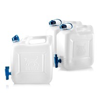 3X Wasserkanister Kanister BehäLter Mit Hahn 10L Tank Trinkwasser Camping Reise
