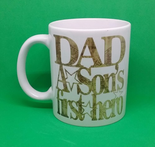 Hero Fathers Day Coffee Mug Best Dad Father Son Cup Birthday Present Gift Mugs a - Picture 3 of 12