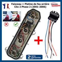 LampenträGer FüR RüCklicht Vorbereitet FüR Renault Clio 2 Phase 2