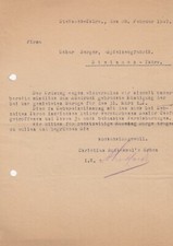 STEINACH, Brief 1947, Christian Rothammel's Erben