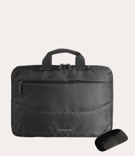 Tucano IDEA BUNDLE 14" Borsa slim per laptop 14" Nero con mouse wireless