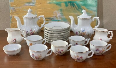 Vintage German Democratic Republic Kahla Porcelain Tea Set 18