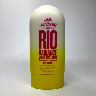 Sol de Janeiro Rio Radiance Body Lotion SPF 50 - 200 ML / 6.7 Oz NWOB - 01/26
