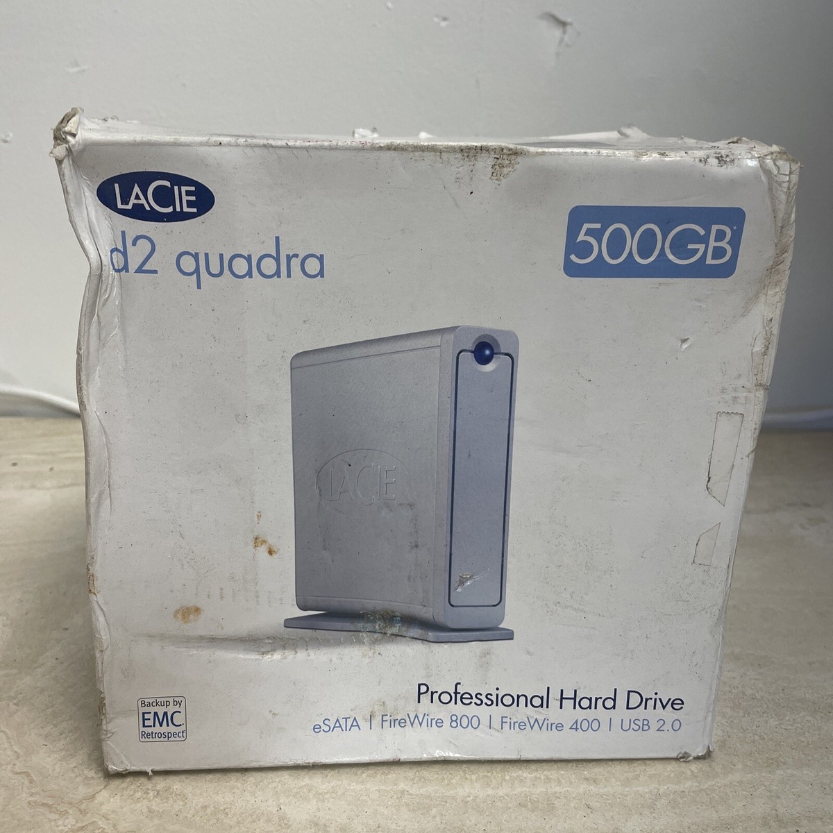 LACIE d2 Quadra 500GB USB 2.0 Firewire400/800 eSATA Professional