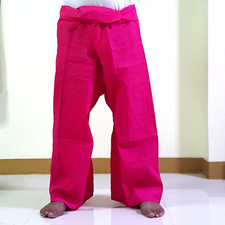 Thai Fisherman black color LongTory Pants Cotton toray Massage beach YogaTai Chi