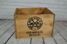 Vintage Louis Marx Tin Toy Crate Replica - Man-cave, Decor, Storage