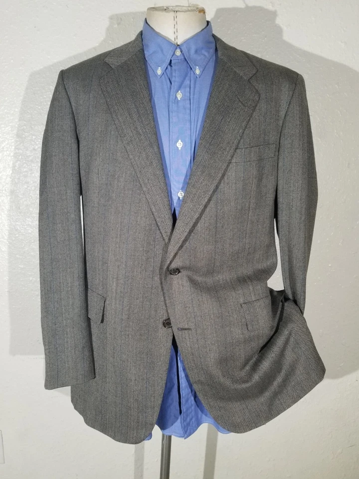 Blazer chaqueta abrigo deportivo 44R Chester Barrie INGLATERRA lana espiga tweed Foto 2 de 4