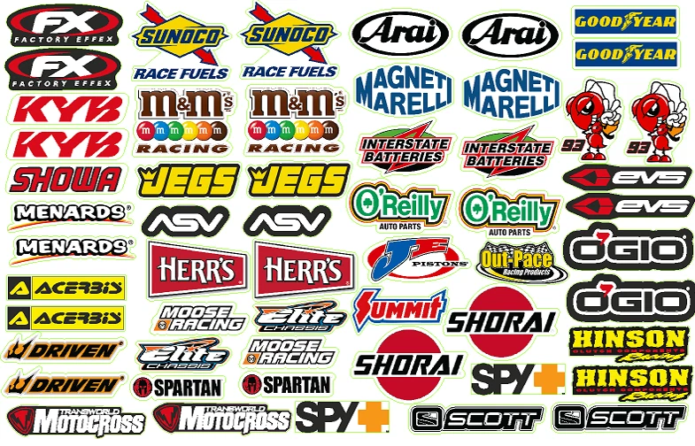 280 calcomanías de carreras pegatinas Drag Race Nascar vinilo de alta calidad ENVÍO GRATUITO Foto 4 de 4