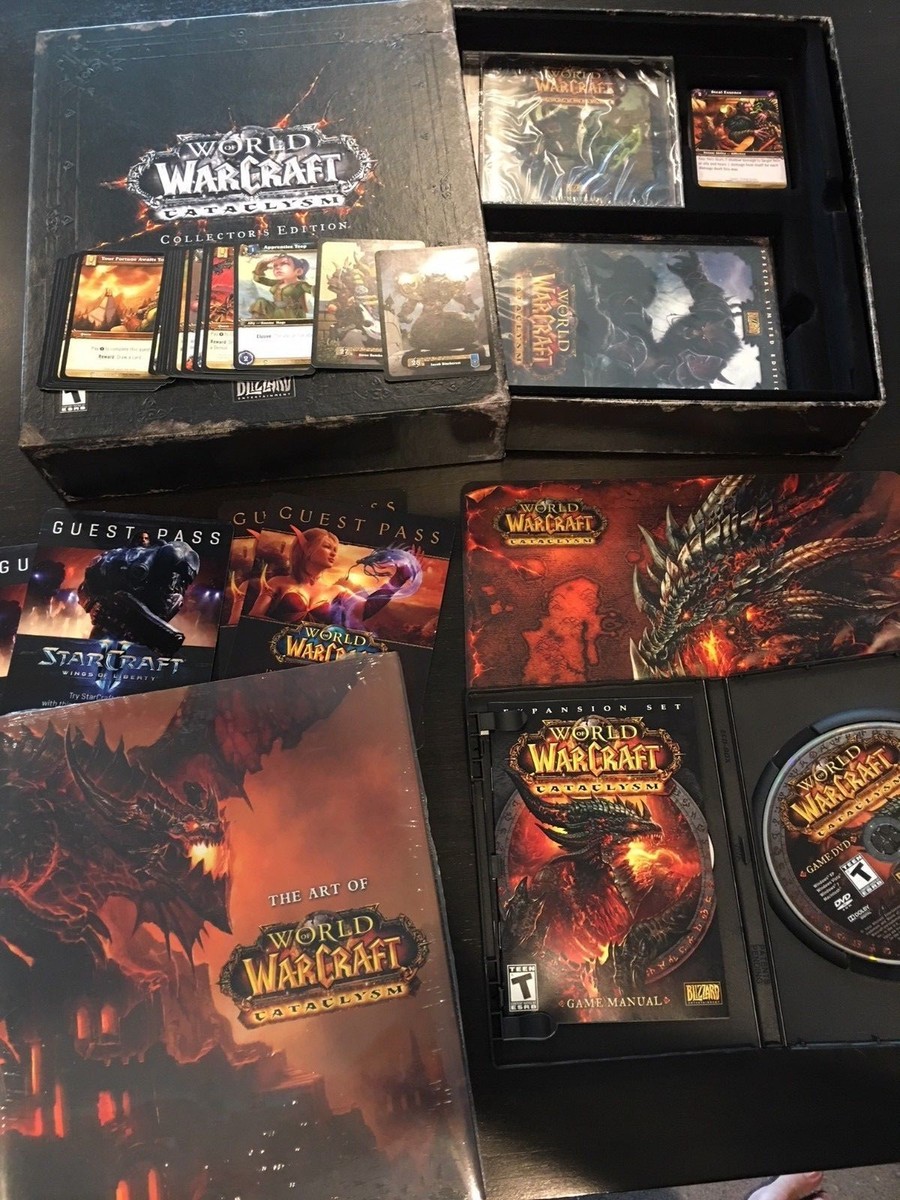 🔥 World of Warcraft: CATACLYSM -100% COMPLETE Collectors