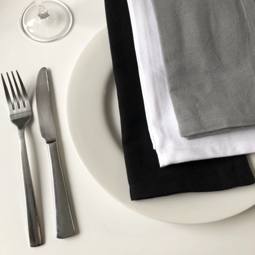 Oversized Cotton Dinner Napkins 20" x 20" - Set of 12 - Picture 1 of 9