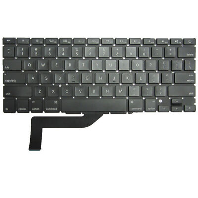 Keyboard US English Replacement for Apple MacBook Pro A1398 Mid 2012-Early 2015