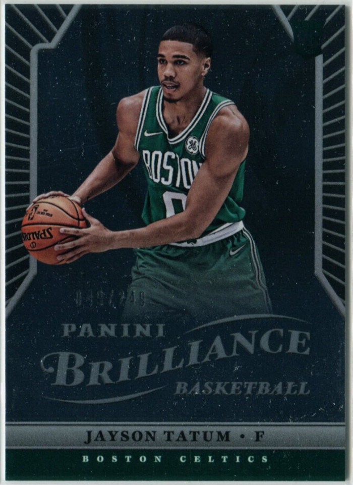 2017-18 Panini Chronicles #370 Jayson Tatum Brilliance Rookie 049/249 Celtics