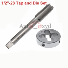 New 1/2"-28 Gunsmithing Tap and Die Set 1/2" x 28 22LR 223 5.56 9mm TiN Coated