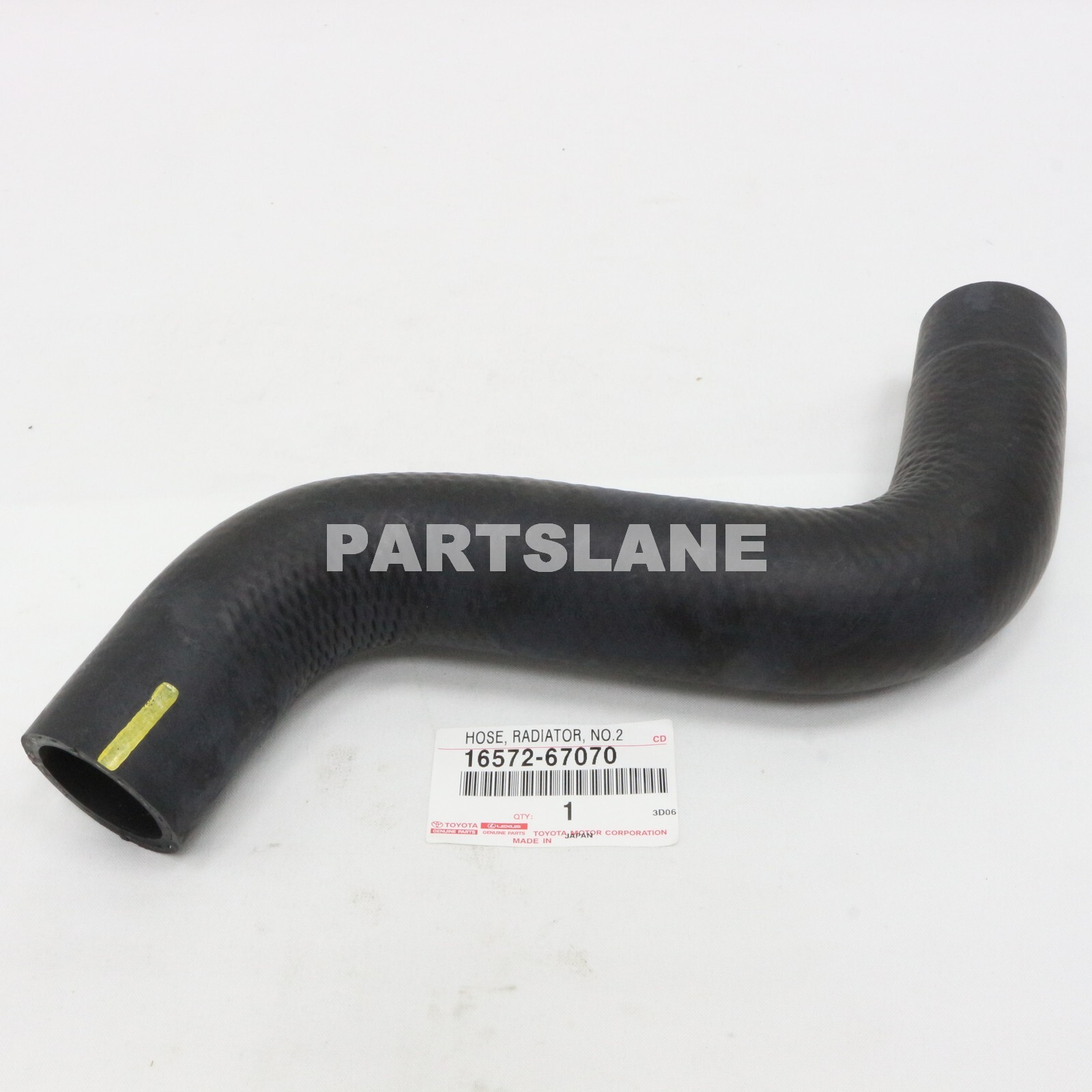 1657267070 Genuine Toyota Hose Radiator Outlet 16572-67070 for 