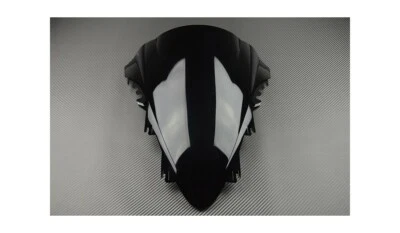 AVDBMOTO Bulle Noire Double Courbure en Polycarbonate Saute Vent YAMAHA YZF R1 2007-2008