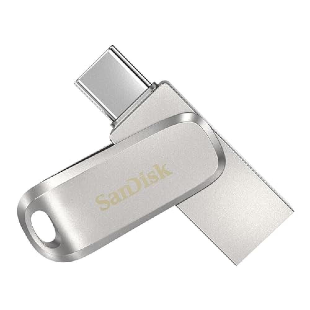 (TG. 64GB) SanDisk Ultra 64GB Dual Drive Luxe Type-C 150MB/s USB 3.1 Gen 1, Silv
