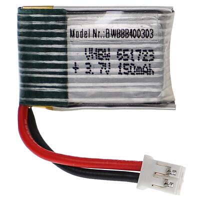 Batterie RC Li-Po 150mAh 3,7V – Connecteur PH 1.25 2P – Pour Modèles Réduits – Neuf Sous Blister