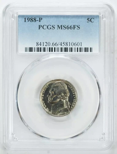 1988-P Jefferson Nickel — photo from the most recent tracked eBay sale