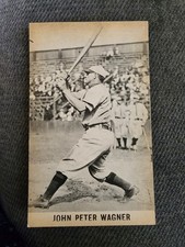 1960-61 Exhibits Wrigley HOF John Peter Honus Wagner Rare Post Card Back VGEX-EX