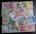 World Foreign currency 10 *small and Large Bank Notes* lot F349 — photo 7