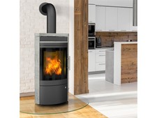 Königshütte Kaminofen Libra 5 kW Naturstein Stilvoll, effizient & elegant 🔥