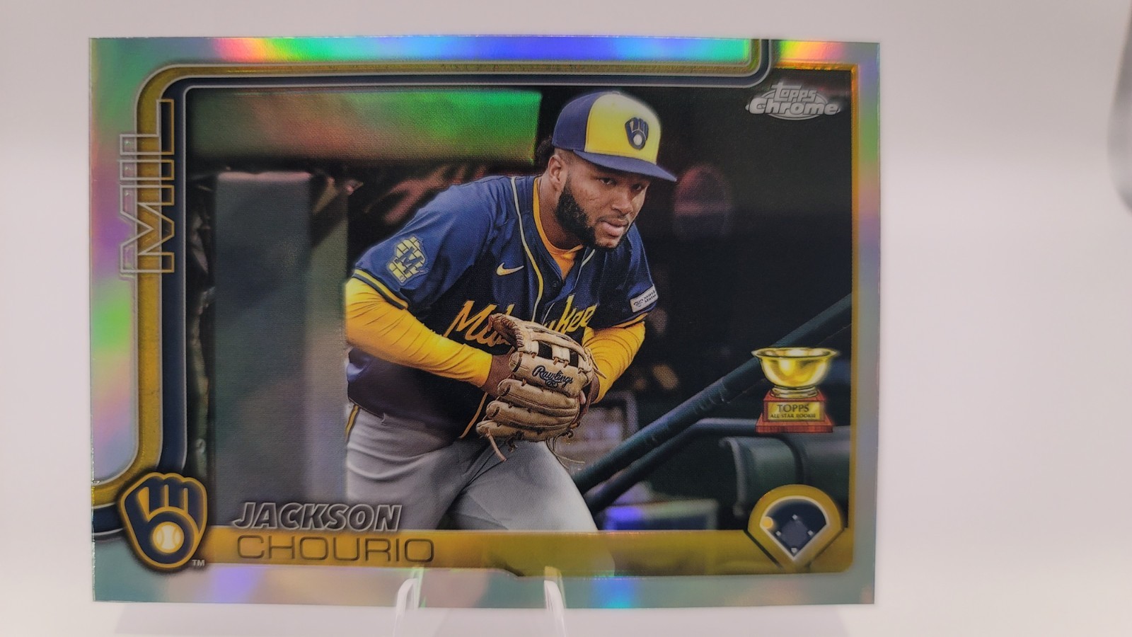 2025 Topps Chrome Baseball #262 Jackson Chourio Image Variation IV SP