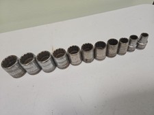 Vintage S-k Wayne 12 Drive 12 Point Sae Socket Lot Of 11 Sk Vintage S-k Wayne 12 Drive 12 Point Sae Socket Lot Of 11 Sk