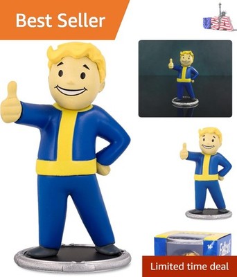 Fallout Vault Boy Thumbs-Up 3-Inch Mini Figure for Adults