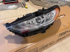 Halogen Headlight with Bulb LED DRL For 2017-2020 Ford Fusion Left Driver Side