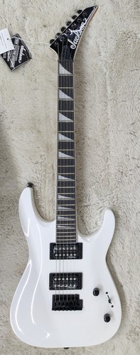 Jackson JS22 Dinky DKA Arch Top Electric Guitar Snow White, Maple Neck - Demo