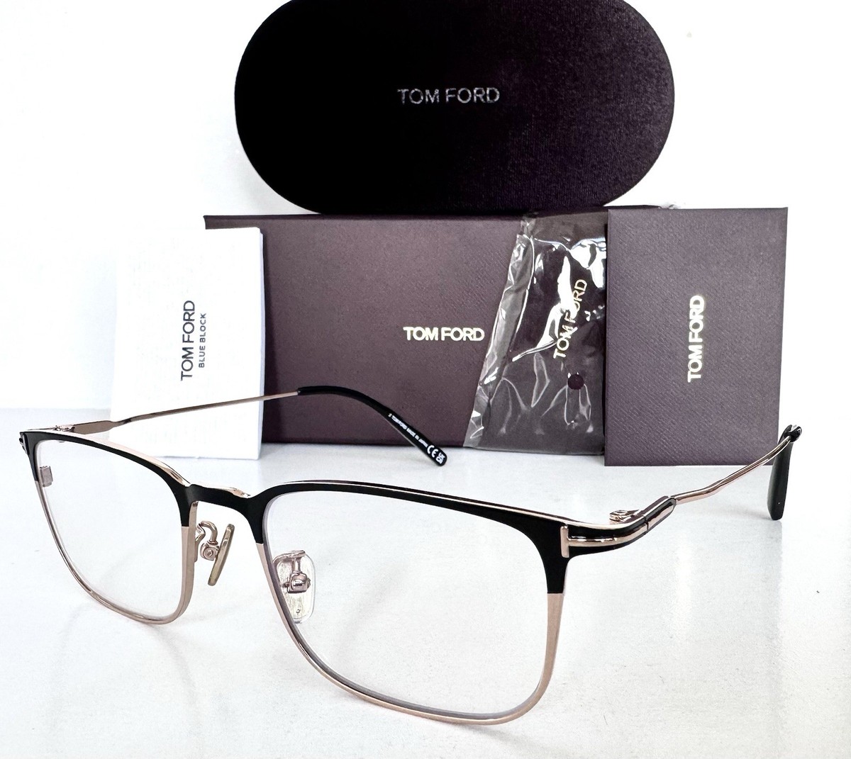 Tom Ford TF5929-D-B 001 Titanium Alloy Men's Eyeglasses Frames