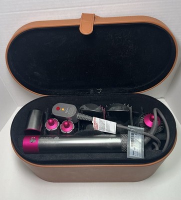 Dyson Airwrap Complete Styler Nickel Fuchsia HS01 Case Attachments  