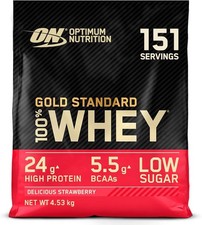 Optimum Nutrition Gold Standard Delicious Strawberry Flavour 151 Servings 4.53kg 26.49 per kilo