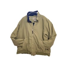 L.L.Bean Men s 2XL Beige Bomber Jacket Full Z...
