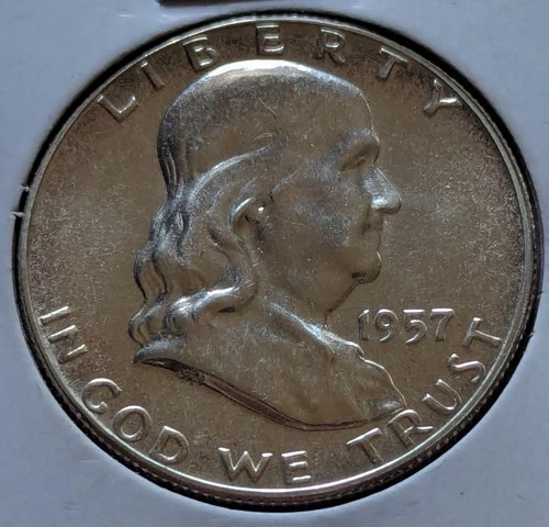 US One Half Dollar, 1957, 1/2 Dollar, Proof, Uncirculated